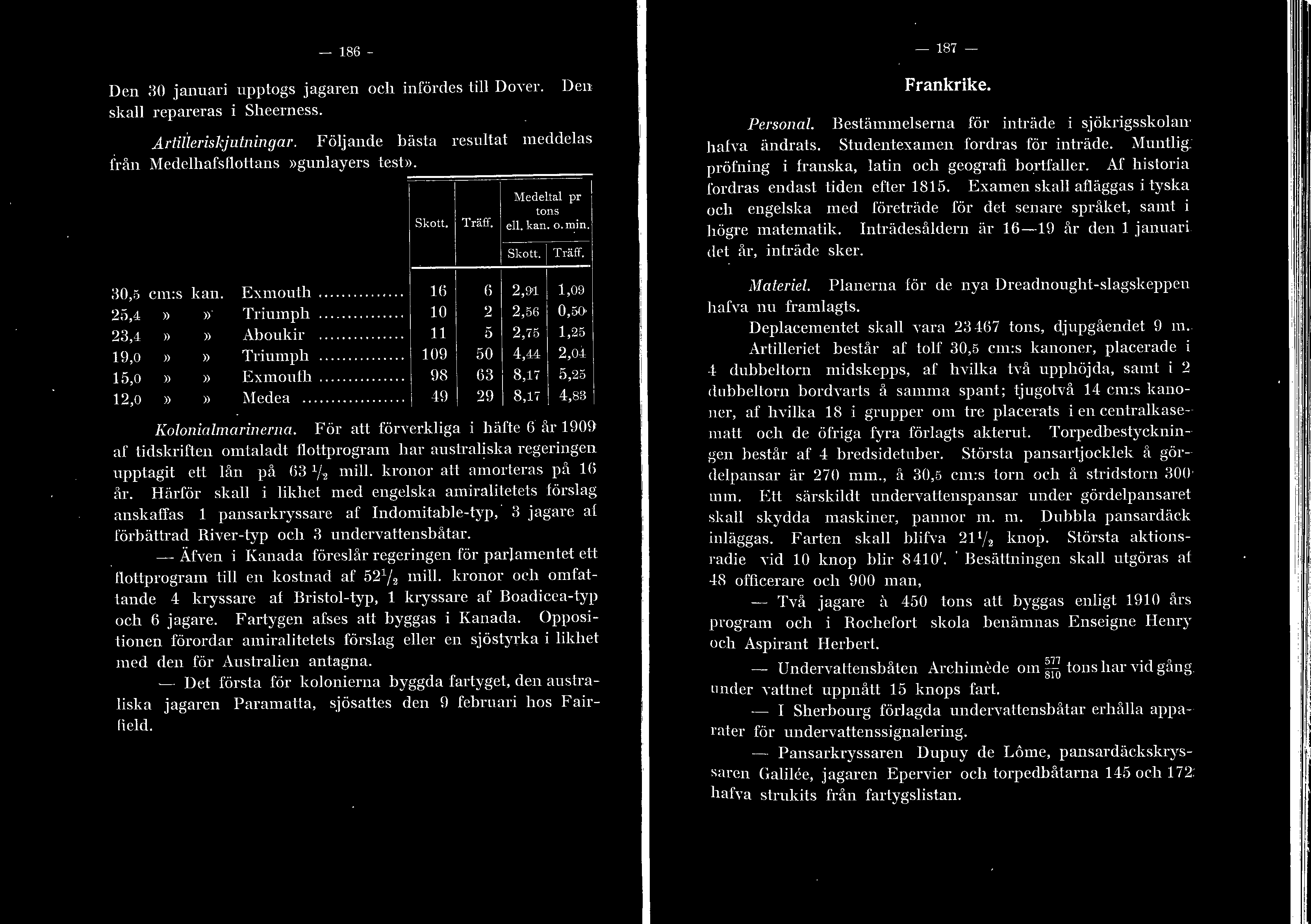 ............ 109 ;JO 4-,±± 2,0± 1 Ö,O )) )) Exmouth... 9K G3 8,17 5,:2:] 12,0 )) )) i\fedea... -i\) 2\) 8,L7 4,83 J(ooniamarinema.