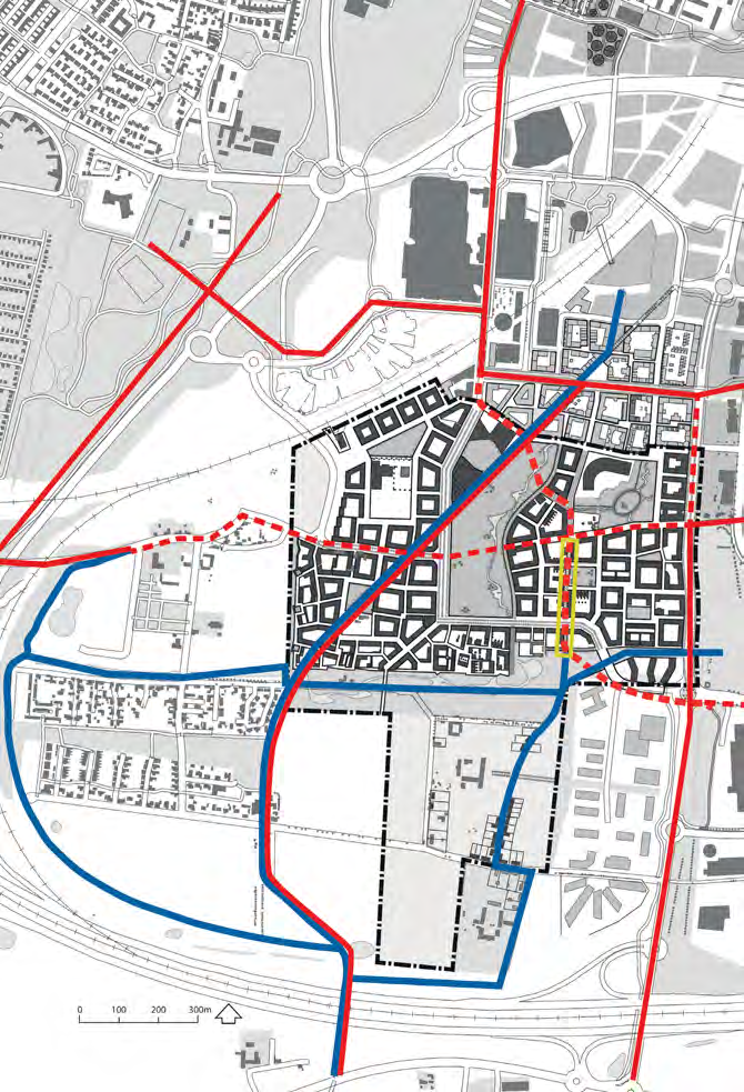 114 25 Cykeltrafik Hyllie allé REFERENS Tygelsjöstigen Pildammsvägen Hövdingevägen Svågertorp Huvudcykelnät, Översiktsplan för Malmö Yttre ringvägen Plan, cykeltrafik i korsningar,