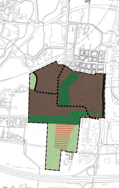 4 93 Sammanfattning EN FRAMTIDSBILD Om tjugo år, i södra Hyllie, promenerar en ung familj längs den centrala parkens kvällsolssida på väg till äventyrslekplatsen.