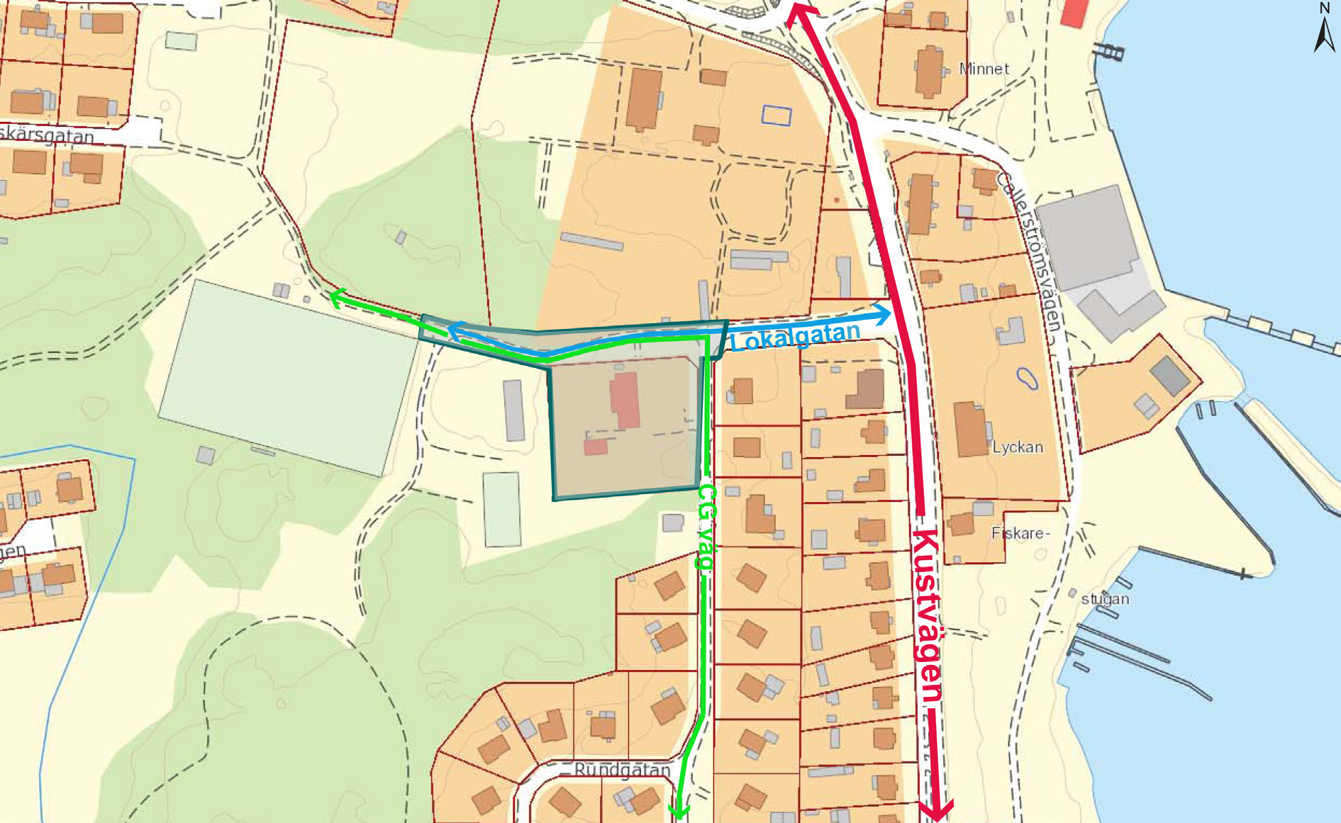 ANTAGANDEHANDLING DETALJPLAN FÖR EMMEKALV 4:298 OCH DEL AV EMMEKALV 4:169, FÖRSKOLAN FRIYTOR Lek och rekreation Utanför planområdet finns idag en bandyplan.