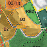 Placeringen av de högre byggnaderna kan med fördel vara luftig och fristående. Det finns förutsättningar att skapa intressanta kontraster mellan den befintliga anstaltsbebyggelsen och ny bebyggelse.