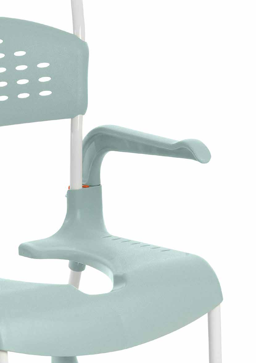 Etac Clean mobil duschstol Etac Clean är trygg, säker och enkel för både brukare och vårdare.
