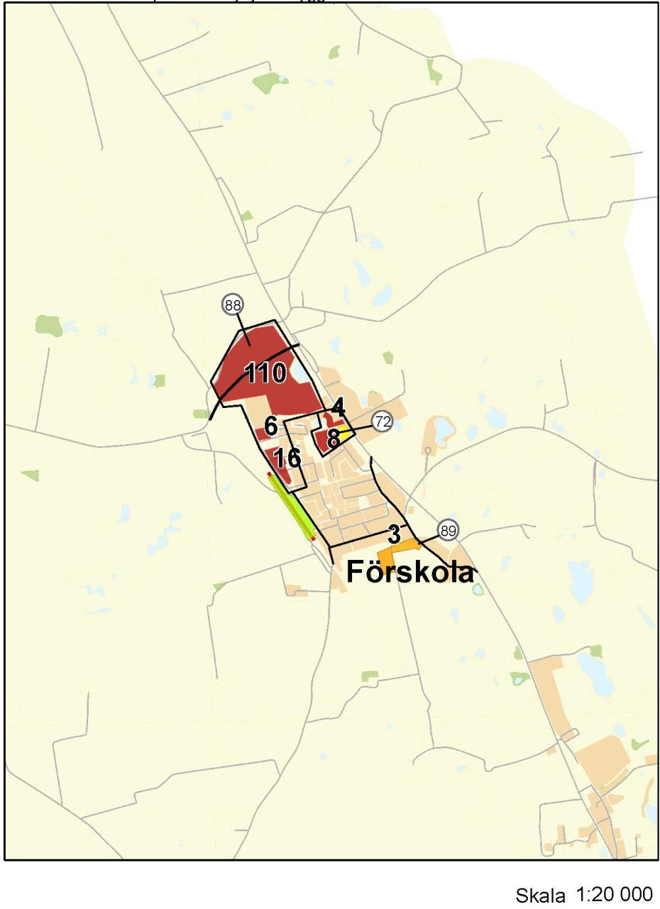 2015-10-30 173 (196) 7.7.4 Planberedskap och outnyttjade byggrätter Planberedskap för Västra Ingelstad bearbetat efter tjänsteskrivelse Ks 2014/279, Hans Folkeson och Filip Evander.