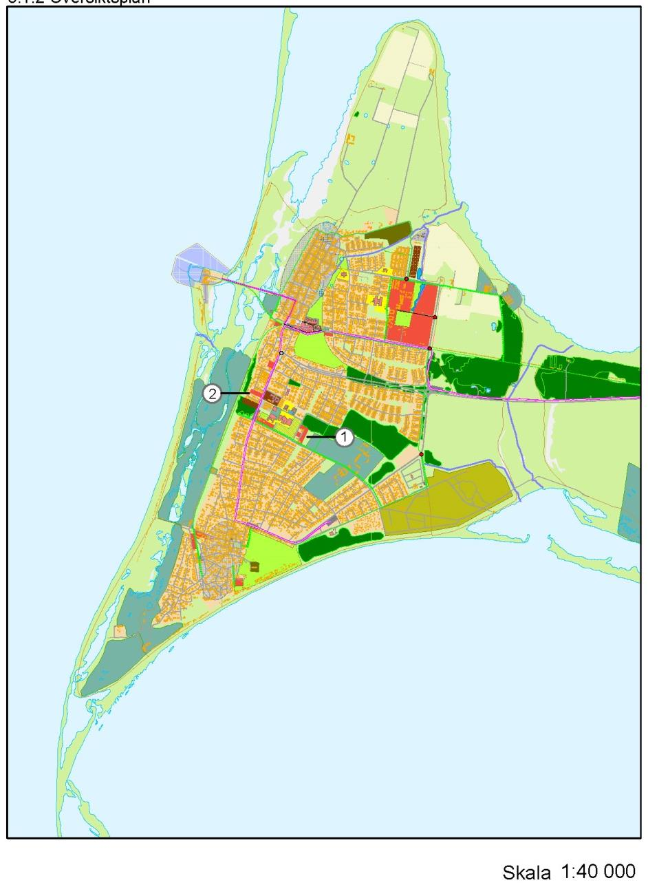 2015-10-30 98 (196) 7.1.3 Översiktsplan Ur ÖP 2010. Skede 1 (fyllda rutor) innebär 0-20 år, skede 2 (prickade rutor) innebär 10-30 år, skede 3 (tomma rutor) innebär 20-40 år.