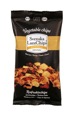 *: ekologisk ingrediens Produktgruppsindelning: 104312084550 / Kolonial/Speceri -- Snacks -- Chips -- Potatischips Produktbeskrivning: Batch friterade ekologiska chips av
