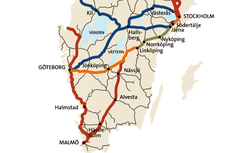 Höghastighetsjärnvägen ska medverka till att allt fler ska kunna ta tåget i stället för bilen eller flyget.