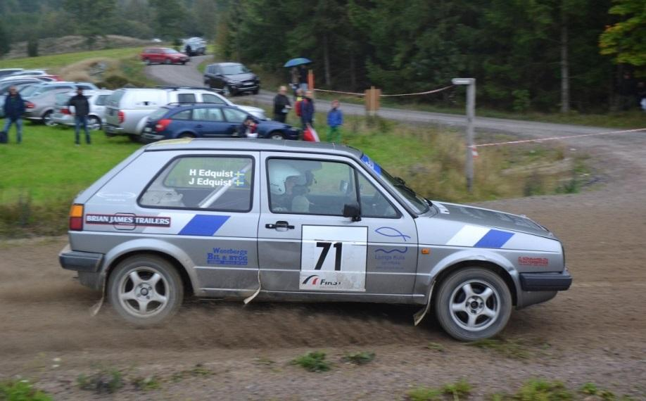 Trots detta blev de bara slagna med 1,4 sekunder av paret Andersson/Bergman vilket är imponerande med tanke på att de varit av vägen. Tredjetiden tog Sofie och Stefan, 0,4 sekunder efter tvåan.