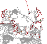 S6 S5 S7 S8 S9 S58 S1 S2 Objekt 1 S3 S4 Teckenförklaring Schakt med fornlämning uo schakt 0 510 20 30 40 50 Meter Figur 8. Delområde Centralt, den västra delen. Schakt och påträffade objekt inlagda.