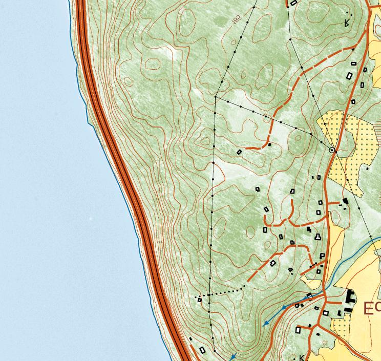 Naturreservatet Bosgårdsbranten Bilaga 2b 1 Skötselplankarta Tillhör Länsstyrelsens beslut 2012-02-09,