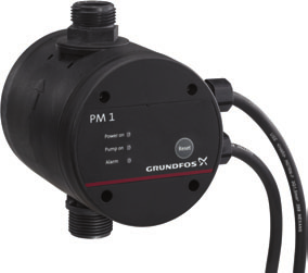 GRUNDFOS DRÄNKBARA PUMPAR PM1 PM2 PM1/PM2 Funktioner och fördelar: Välkänd Grundfoskvalitet EXTERN TRYCKSTYRNINGSENHET SB kräver en extern styrenhet.