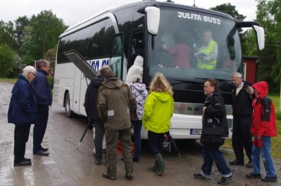 Det var 24 vetgiriga och kunniga besökare som var mycket intresserade av Jan Fridegårds författarskap och privata liv.