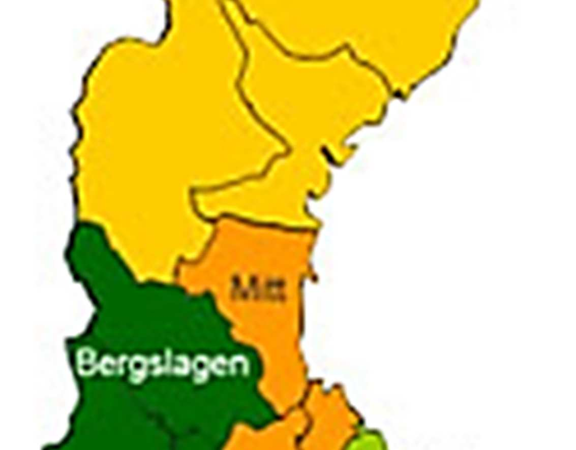 Polisregion Län som ingår i de nya polisregionerna Befolkningsmängd 2015 Nord Jämtland