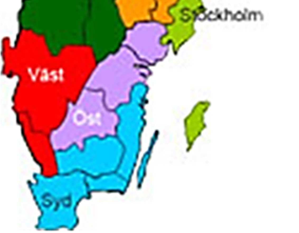 Stockholm Gotland Öst Jönköping Södermanland Östergötland Väst Halland Västra Götaland