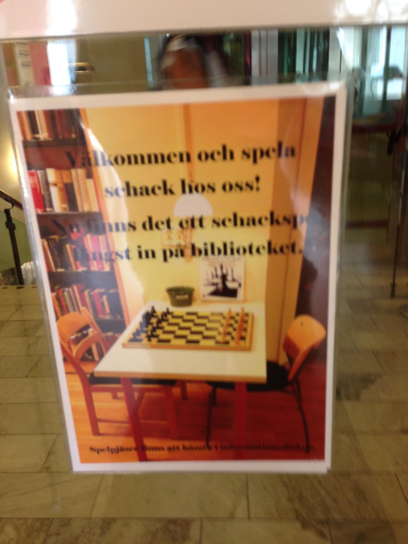 Biblioteket i Mörby Centrum välkomnar