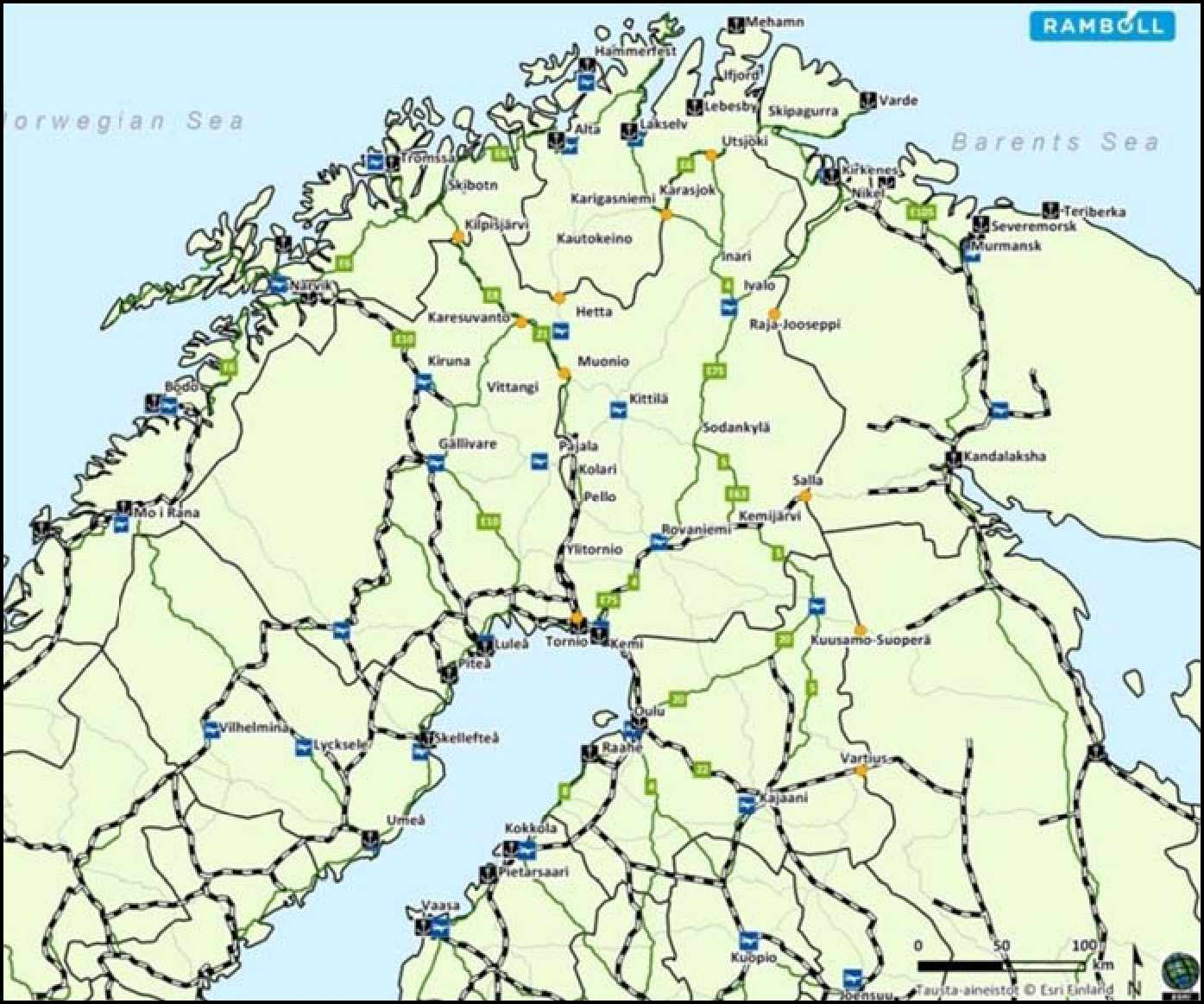 11 Kommunikationsministeriet utarbetar som bäst en flygtrafikstrategi för bland annat flygplatsnätet. Flygtrafikstrategin blir klar i slutet av 2014. Bild 2.