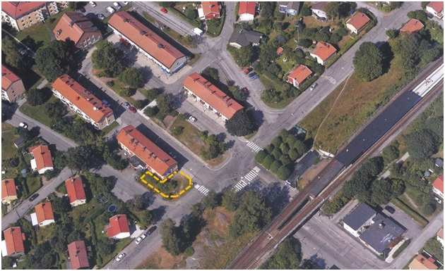 SID 3 (9) Flygbild med planerad åtgärd STADSBYGGNADSKONTORETS BEDÖMNING Stadsbyggnadskontorets bedömning är att förslaget är en väl utformad utveckling av platsen under förutsättning att