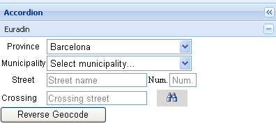 labels include matchscore Get adress from position (reverse geocoding) Input: