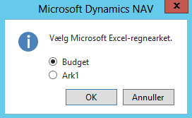 Lägga till poster - används om du vill lägga till poster från Excel till poster i Navision. Beskrivning Här anges den beskrivning som posterna från Excel får när de laddas in i Navision.