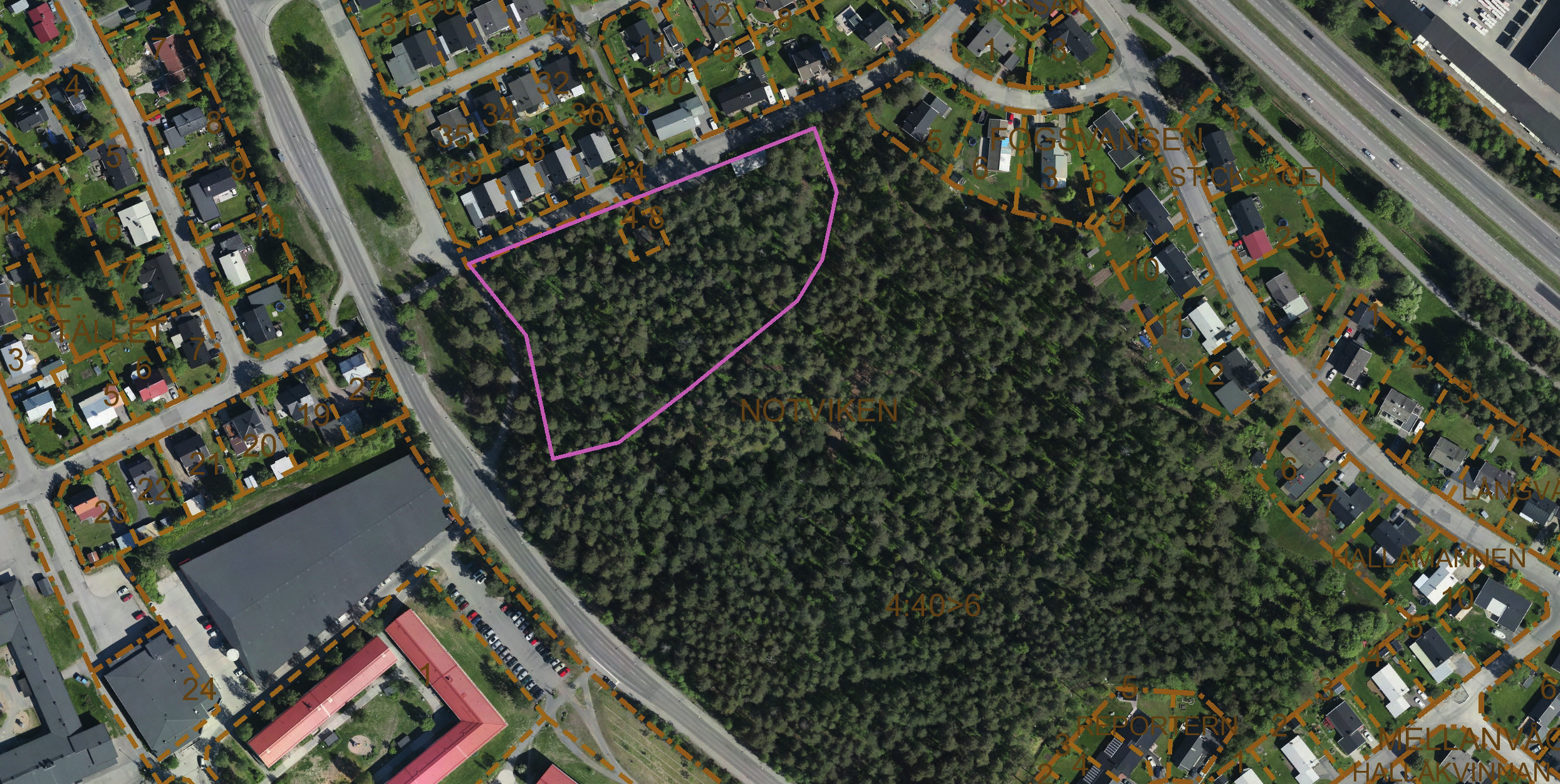 NUTID Området är utpekat som nytt område för bostäder i översiktsplanen. Enligt översiktsplanen ska rekreation prioriteras i skogsområdet.