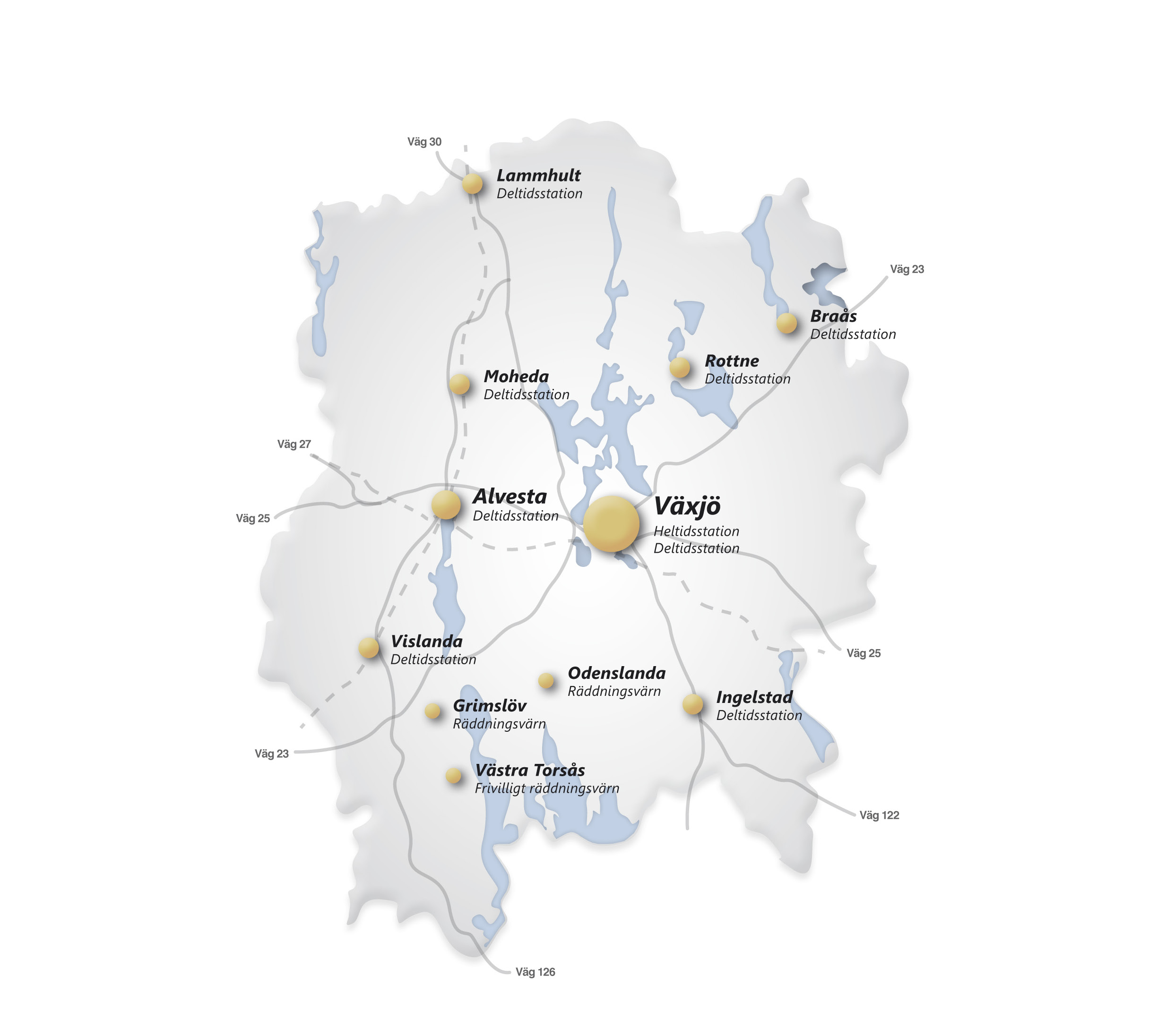 Glädjande är att vi under året har sluppit större trafikolyckor eller utryckningar för stora skogsbränder.