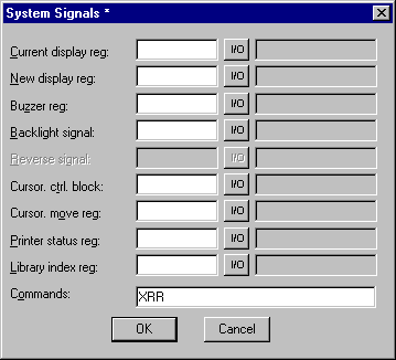 Connecting the operator terminal to the controller Commands One or more commands can be stated on the command line.