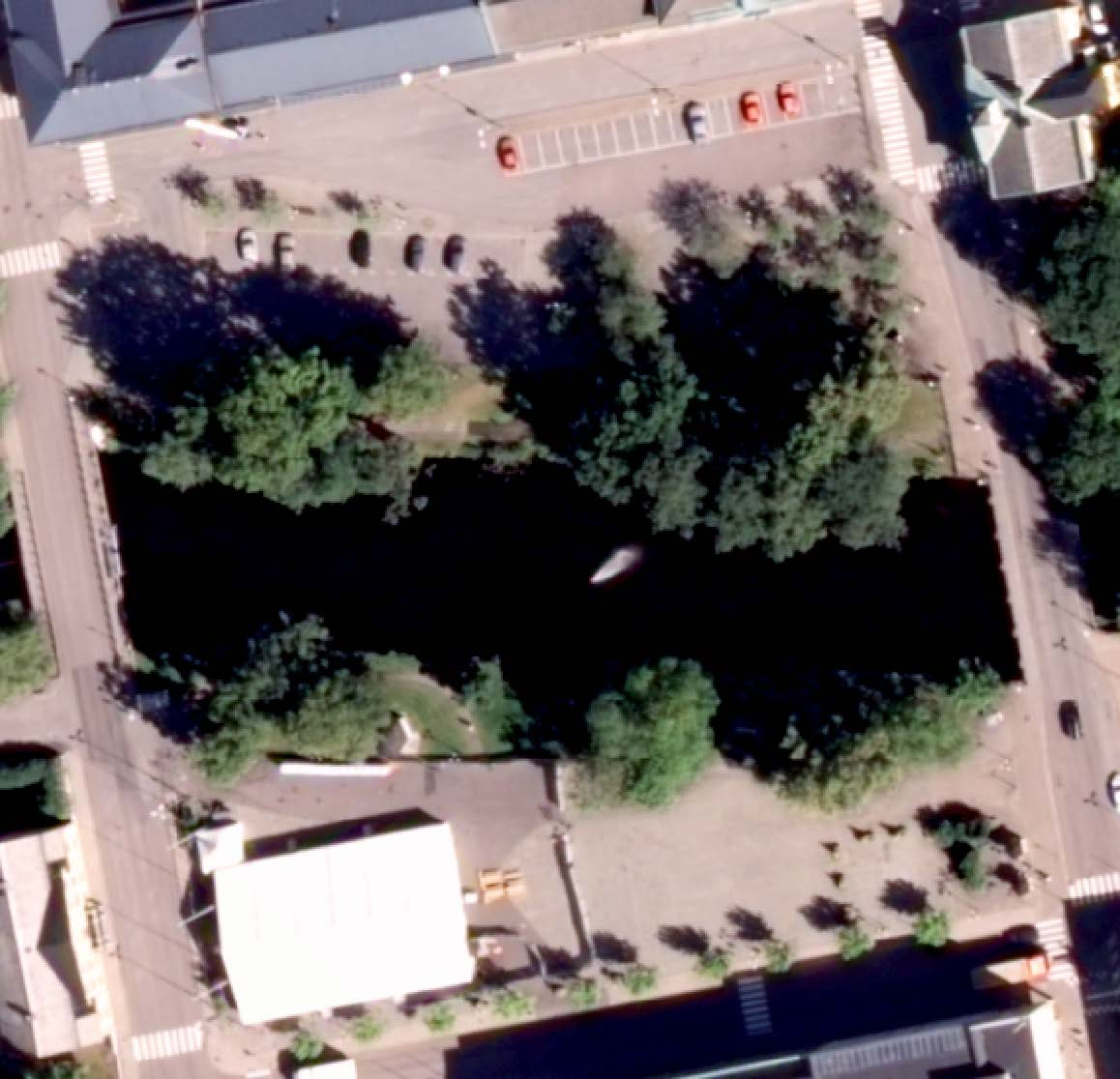PARKERING PARKERING NORRA TORGET PARK PARK SÖDRA TORGET YTDISPOSITION Behåll parkering på Norra Torget på ett ordnat sätt Skapa en mindre hårdgjord torgyta på Norra Torget Låt Severinoparken växa