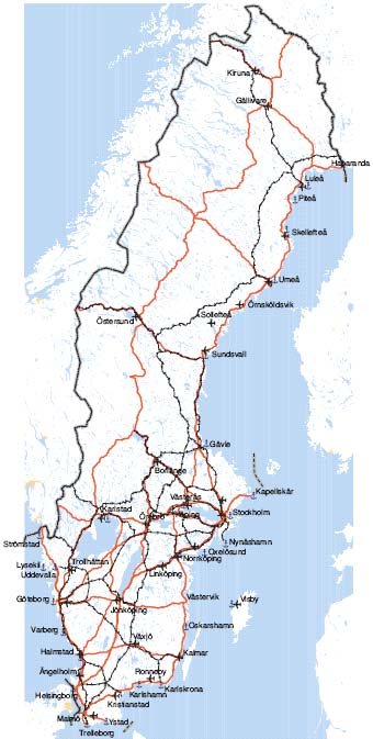Föreslagna OPS-projekt E4 Sundsvall: 22 km, 3,0 Mdr (storbro), 2010 Lv 259 Södertörnsleden: 9