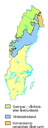 1.1.2 Rennäringen och intressekonflikter i fjällområdet Renskötseln i Sverige omfattar en markareal motsvarande cirka 40 procent av landets yta och upptar såväl statlig som enskild mark.