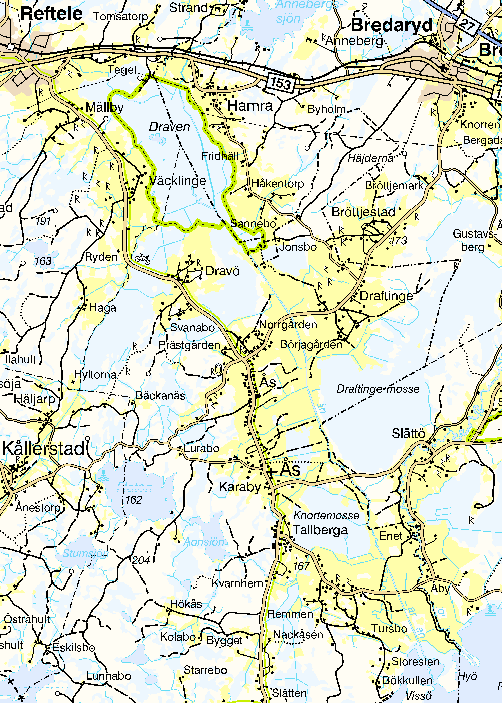 6.342e+6 Nyttjande av en tranbetesåker 2006, Sv. Naturförvaltning AB 6.340e+6 6.338e+6 6.336e+6 6.334e+6 6.332e+6 6.330e+6 6.328e+6 Ur karta Lantmäteriverket Gävle 2006. Medgivande I 2006/160 1.