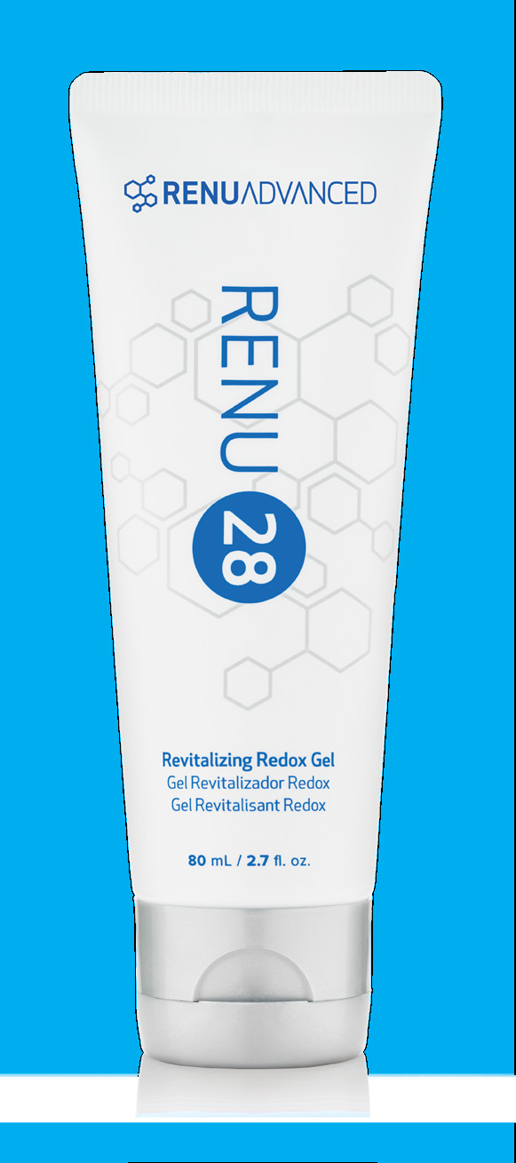 RENGÖR REPARERA ÅTERFUKTA Vitaliserande redoxgel RENU 28 Vitaliserande redoxgel använder redox-tekniken för att skapa en lätt gel som snabbt absorberas av huden, och den är utformad för att stödja