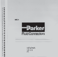 Visuellt index Parker ORFS-kopplingar, ISO 8434-3, utvecklades i första hand för hydraulsystem till mobila och industriella maskiner.