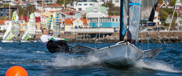 På OCR regattan brukar vi se mycket fina prestationer där landslagsseglare utmanas av yngre mindre erfarna seglare.