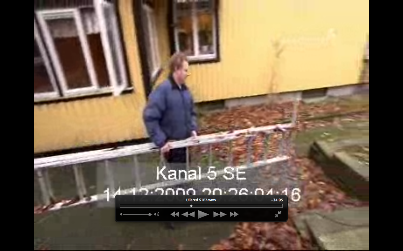 5.4 Morgan dekorerar trädgården Sekvensen börjar med ett klipp där Morgan står på knä och lutar sig in i en garderob i hans hem.