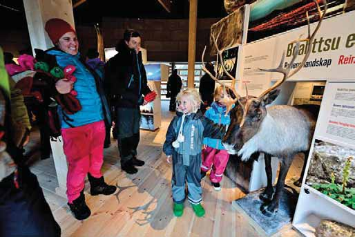 Figur 4 Naturum Laponia är porten ut till Sarek, Stora Sjöfallet, Muddus och Padjelantas nationalparker. Här får du lära dig mer om världsarvet för att du ska kunna uppleva det på egen hand. 5.