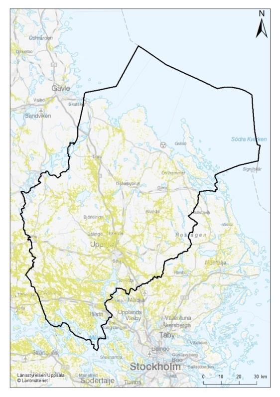 PLAN 49(88) Uppsala läns befolkning (ca 350 000 personer) finns till framförallt i länets tätorter och ungefär två tredjedelar i Uppsala kommun.