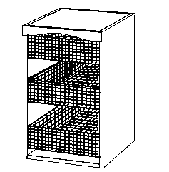 - Djup 560 mm Öppen hylla 450 4 774 4 788 4 788