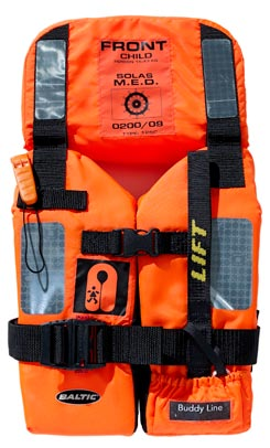 product NEWS BALTIC LIFEJACKETS 2010 M.E.D./SOLAS RÄDDNINGSVÄSTAR M.E.D./SOLAS lifejackets M. E. D. / S O L A S CERTIFIED M.E.D./SOLAS Godkända räddningsvästar Godkänd enligt MSC 200 (80) 2010 års krav Baltic 2010 M.