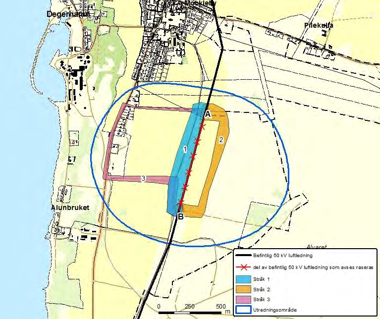 Planerad kabelförläggning av del av 50 kv luftledningen Degerhamn-  Grönhögen vid Degerhamn i Mörbylånga kommun, Kalmar län - PDF Gratis  nedladdning