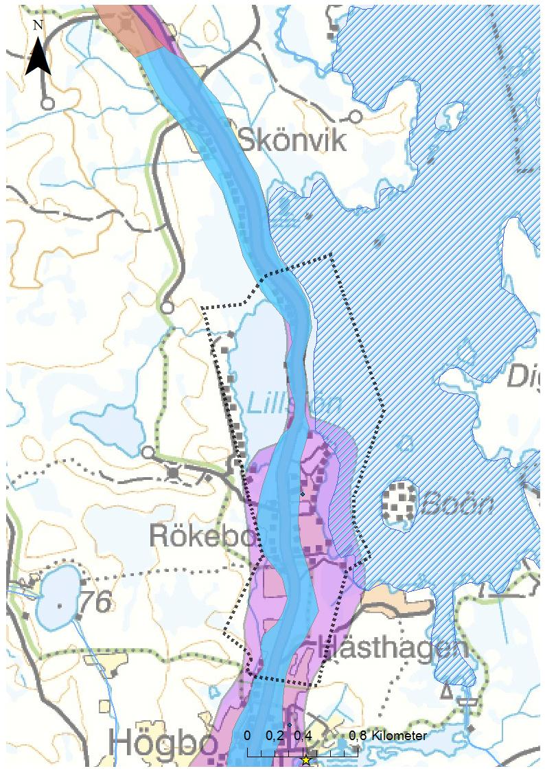 !!! Rökebo (6) Grundvattenmagasin vid Öjaren och Rökebo. Magasinet är en grundvattenförekomst och benämns i VISS Rökebo EU CD SE673154-155525. Det är en sand- och grusförekomst.