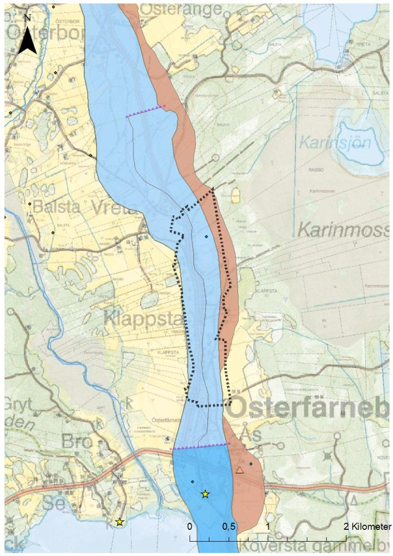 !!! Påverkan och hot Bedömningen är att mycket liten föroreningsrisk finns.