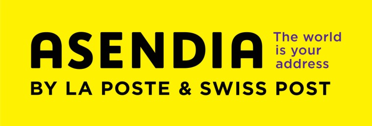 Varumärket stöds av påståendet The world is your address vilket ger uttryck för ASENDIAs löfte till existerande och framtida kunder att erbjuda högkvalitativa B2Clösningar runt hela världen för att