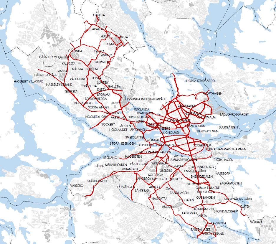 Pendlingsstråk Vilka är de?