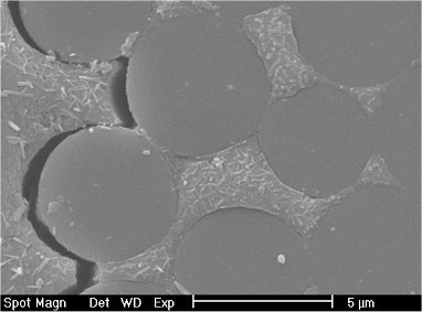 Nanokompositmaterial typ 1 (slumpvis orientering) Väldispergerade MWCNT i kolfiber/epoxi system som