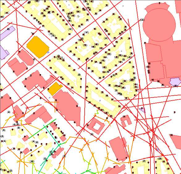 Götaplatsen VÄSTRA UPPGÅNGEN CENTRALA UPPGÅNGEN ÖSTRA UPPGÅNGEN Bild 5 Orienterbarhet Västra entréuppgång, Överblickbarhet synfält från entréer (isovistanalys).