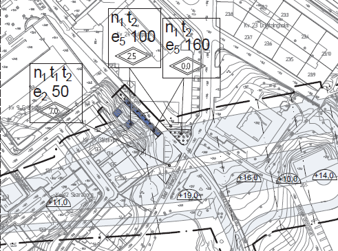 Fågelsången mitt emot Artistens huvudingång. Detaljplanen reglerar inte en byggnad över uppgången. Denna var tänkt att ingå i planarbetet för Campus Näckrosen.