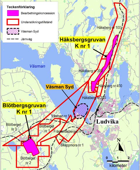 Iron Ore AB har sedan inledningen av 2013 en avsiktsförklaring med Oxelösunds Hamn AB för järnmalmsleveranser på upp till 5 Mton per år, vilket motsvarar förväntad volym när produktionen når full
