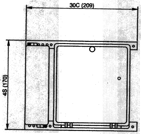 Typ SPA-ZX 104 tör tre reläer. Best. nr.