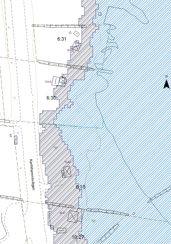 2015-09-09 Sid 7 (12) Risk och sårbarhet Planområdets närhet till havet innebär en risk för översvämning vid kommande havsnivåhöjning och högvatten.