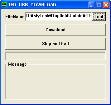 62 Uppdatering av Firmware 9.1 Från din dator via USB-porten Du kan överföra ny firmware till digitalboxen från din dator genom att koppla samman dem med en USB-kabel.