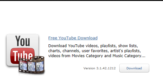 Free YouTube Downloader Sök efter programmet på Internet, bl a finns det på tidningen PC för Alla s hemsida (i Programbanken) http://pcforalla.idg.